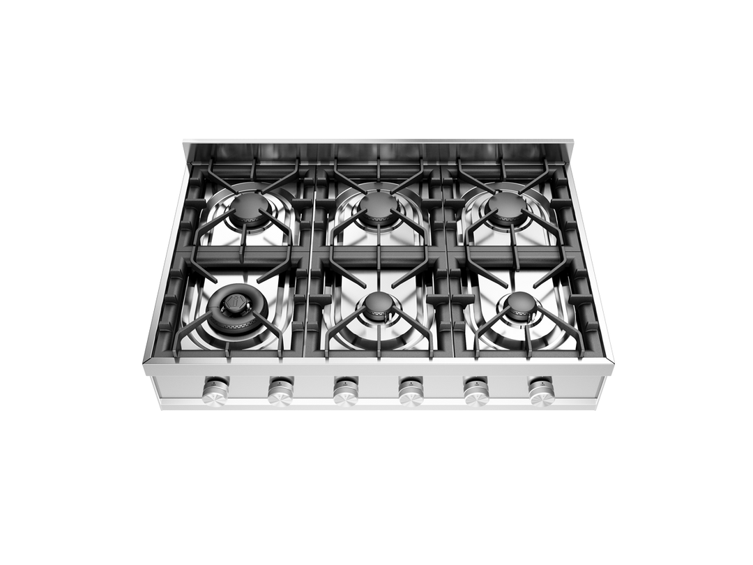 ILVE Professional Plus 90 cm freestanding gas hob with 6 burners - Dual