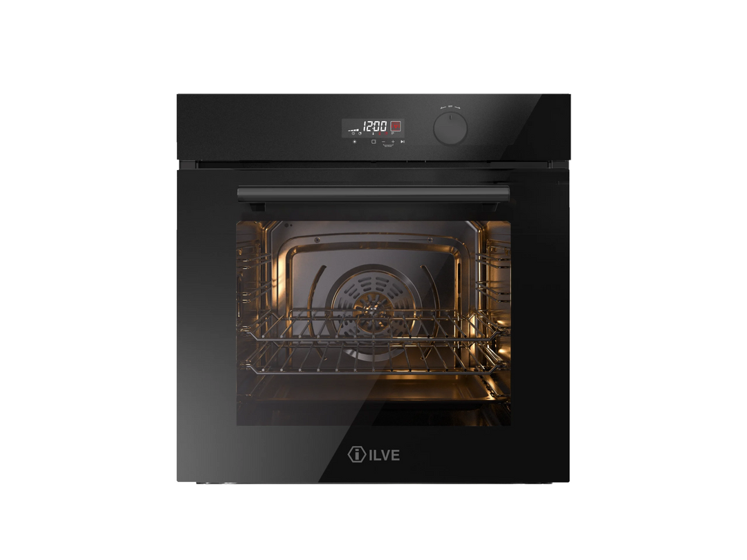 ILVE Professional Plus Black Glass Multifunksjon Innbyggingsovn 60 cm