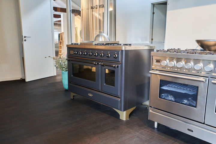 Stove - Majestic - 120 cm - Gas stove/Induction, 2 ovens