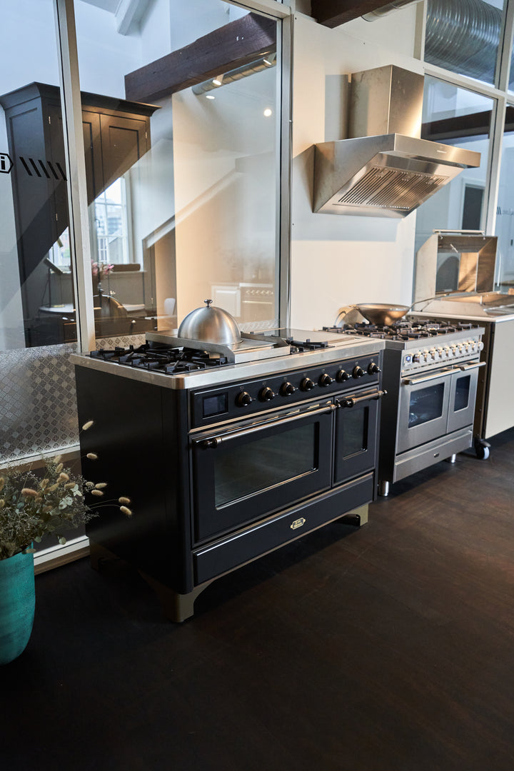 Stove - Majestic - 120 cm - Gas stove/Induction, 2 ovens