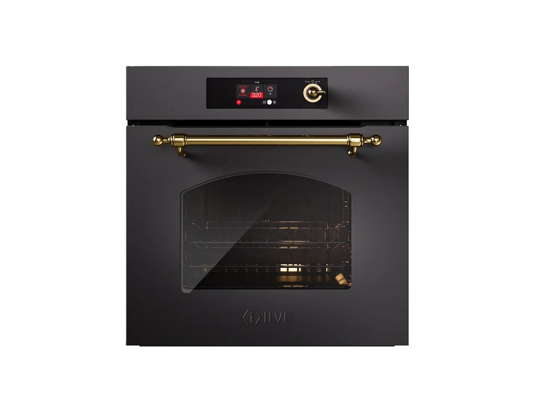 ILVE Nostalgie 60 cm multifunction oven with 300 °C - Hydrolytic cleaning