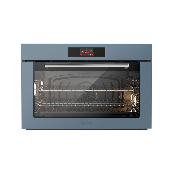 ILVE Professional Plus 90 cm black glass TFT built-in oven - Hydrolysis