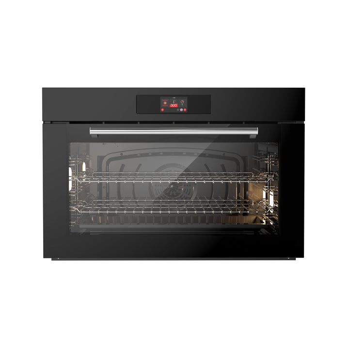 ILVE Professional Plus 90 cm black glass TFT built-in oven - Hydrolysis