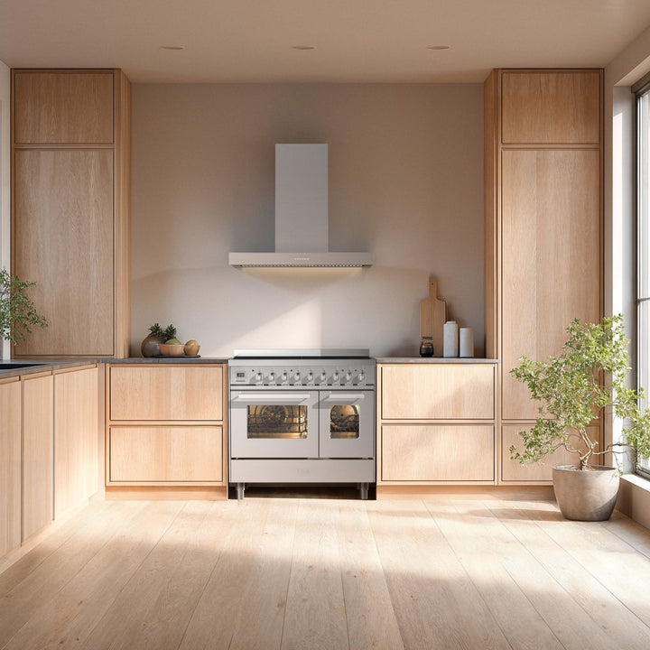 Stove - Pro Line - 90 cm - Induction - 5 zones, large oven compartment &amp; drawer - Graphite Matt