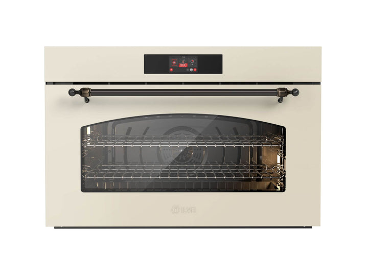 ILVE Nostalgie 90 cm multifunksjonsovn Maxi, 300° C - Hydrolyse
