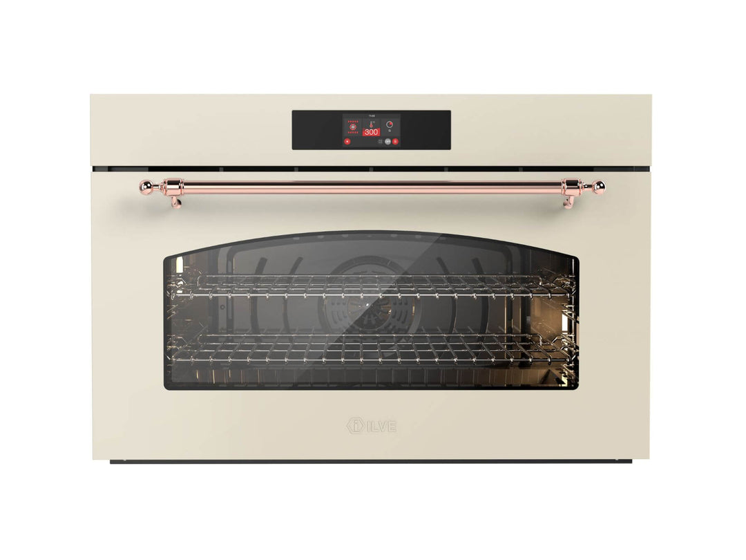 ILVE Nostalgie 90 cm multifunksjonsovn Maxi, 300° C - Hydrolyse