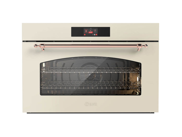ILVE Nostalgie 90 cm multifunksjonsovn Maxi, 300° C - Hydrolyse