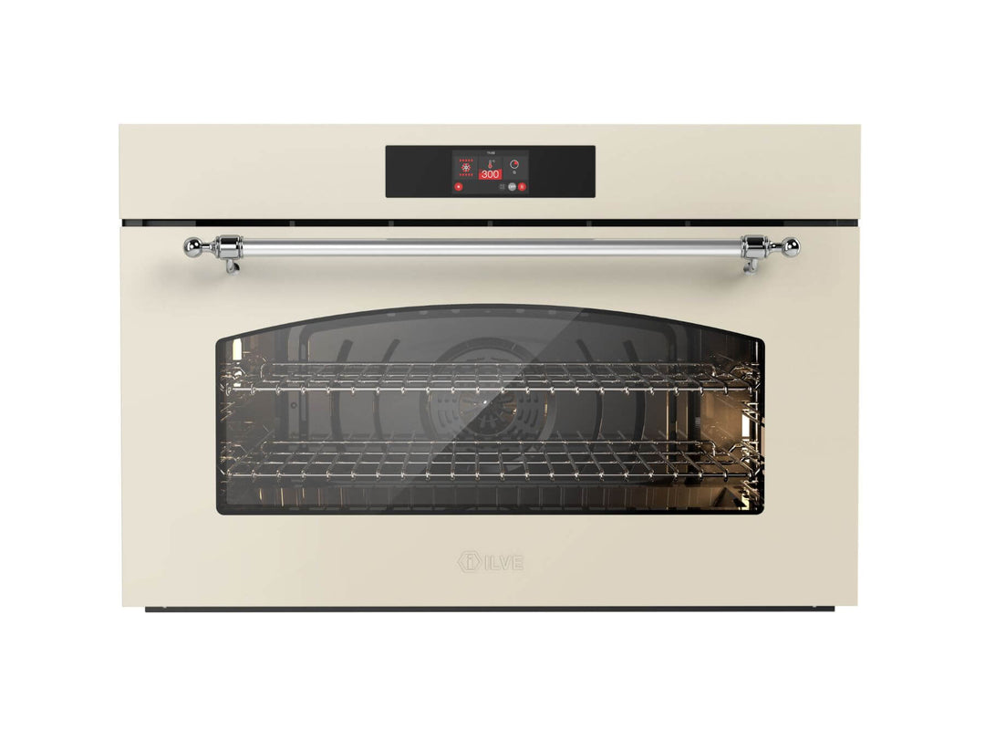 ILVE Nostalgie 90 cm multifunksjonsovn Maxi, 300° C - Hydrolyse