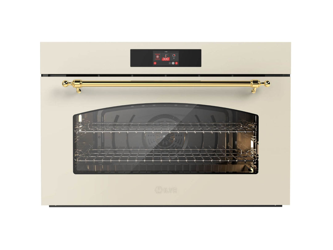 ILVE Nostalgie 90 cm multifunksjonsovn Maxi, 300° C - Hydrolyse