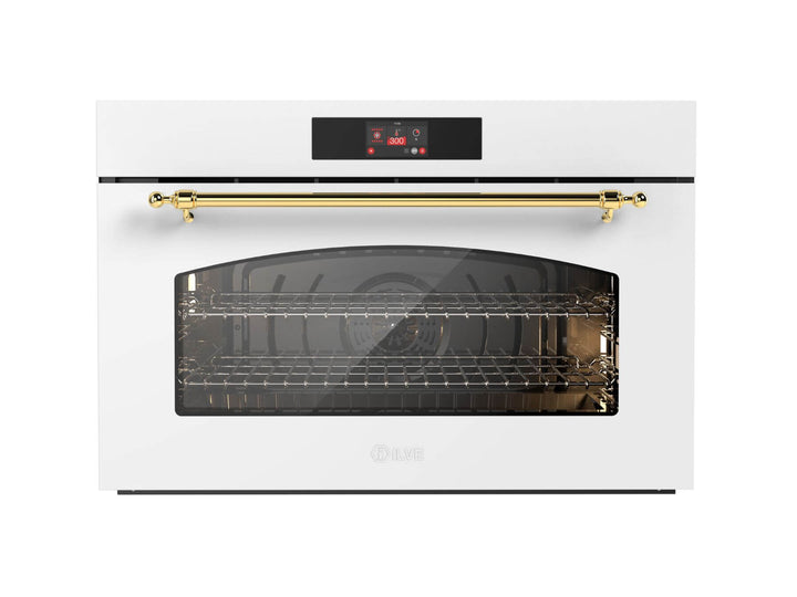 ILVE Nostalgie 90 cm multifunksjonsovn Maxi, 300° C - Hydrolyse