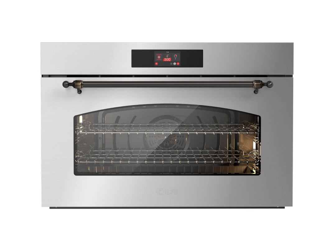 ILVE Nostalgie 90 cm multifunksjonsovn Maxi, 300° C - Hydrolyse