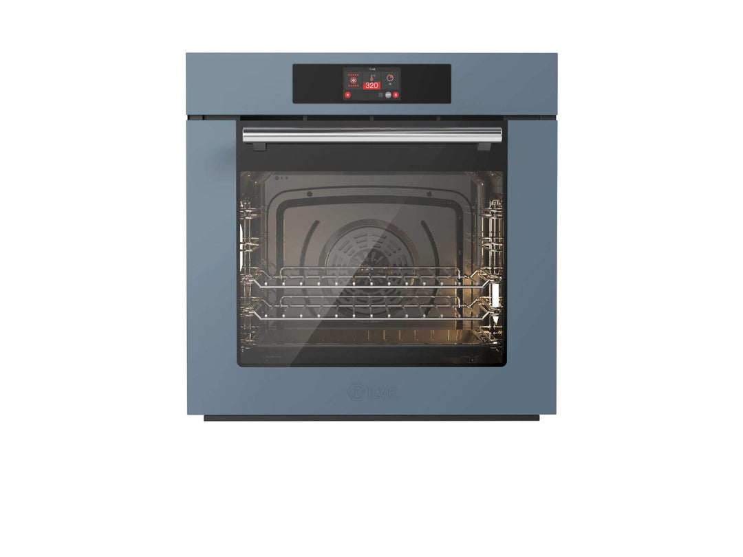 ILVE Professional Plus 60 cm built-in multifunction oven in stainless steel with TFT screen - Pyrolysis