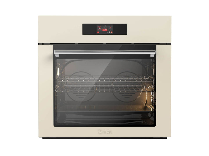 ILVE Professional Plus 76 cm built-in multifunction oven in stainless steel with TFT screen - Hydrolysis