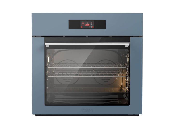 ILVE Professional Plus 76 cm built-in multifunction oven in stainless steel with TFT screen - Hydrolysis