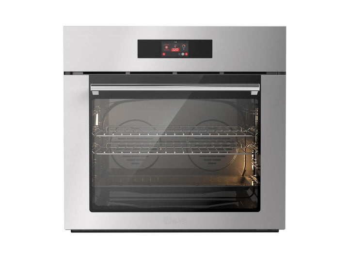 ILVE Professional Plus 76 cm built-in multifunction oven in stainless steel with TFT screen - Hydrolysis