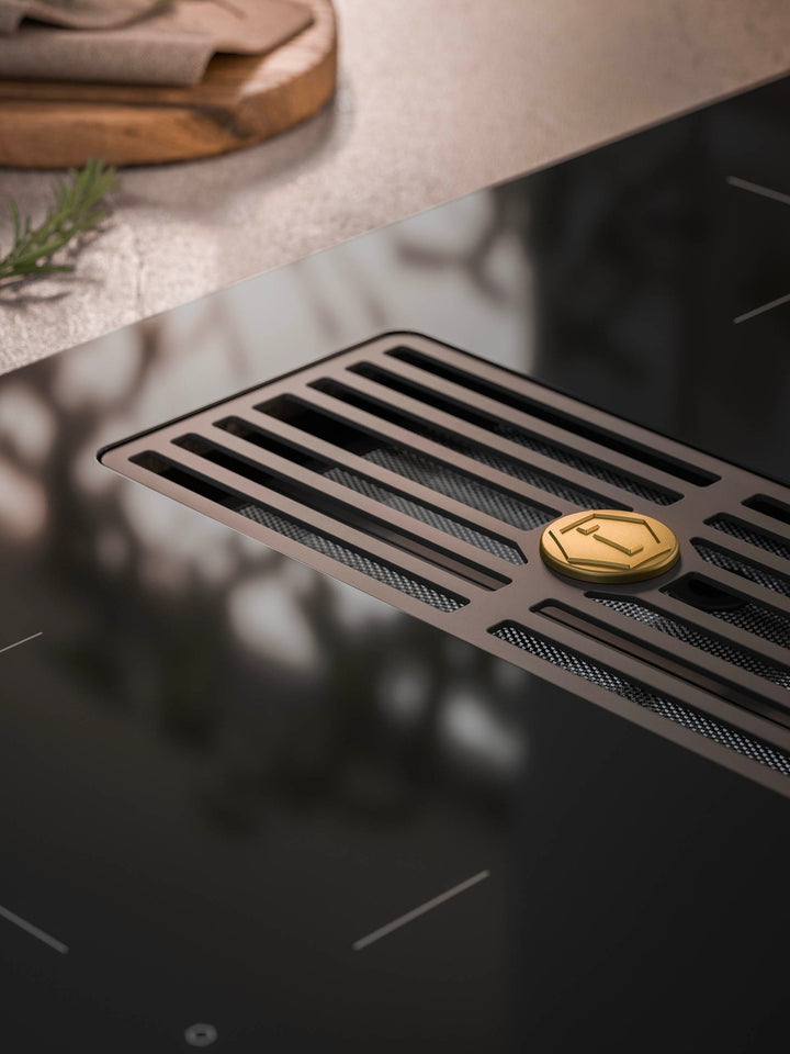 ILVE 83 cm built-in induction hob with 4 zones and integrated hood