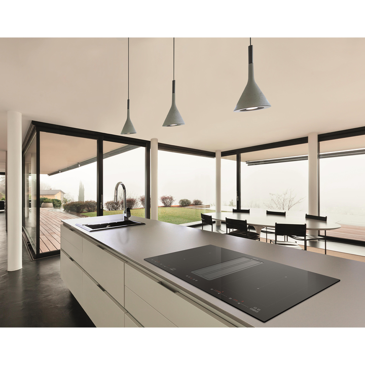 ILVE 83 cm built-in induction hob with 4 zones and integrated hood