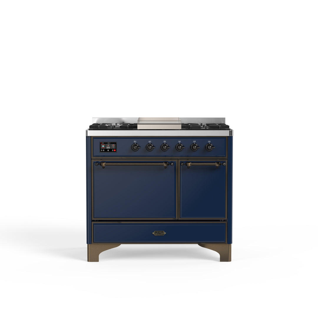 Komfyr - Majestic - 100 cm - Gasskomfyr/Induksjon, 2 ovner