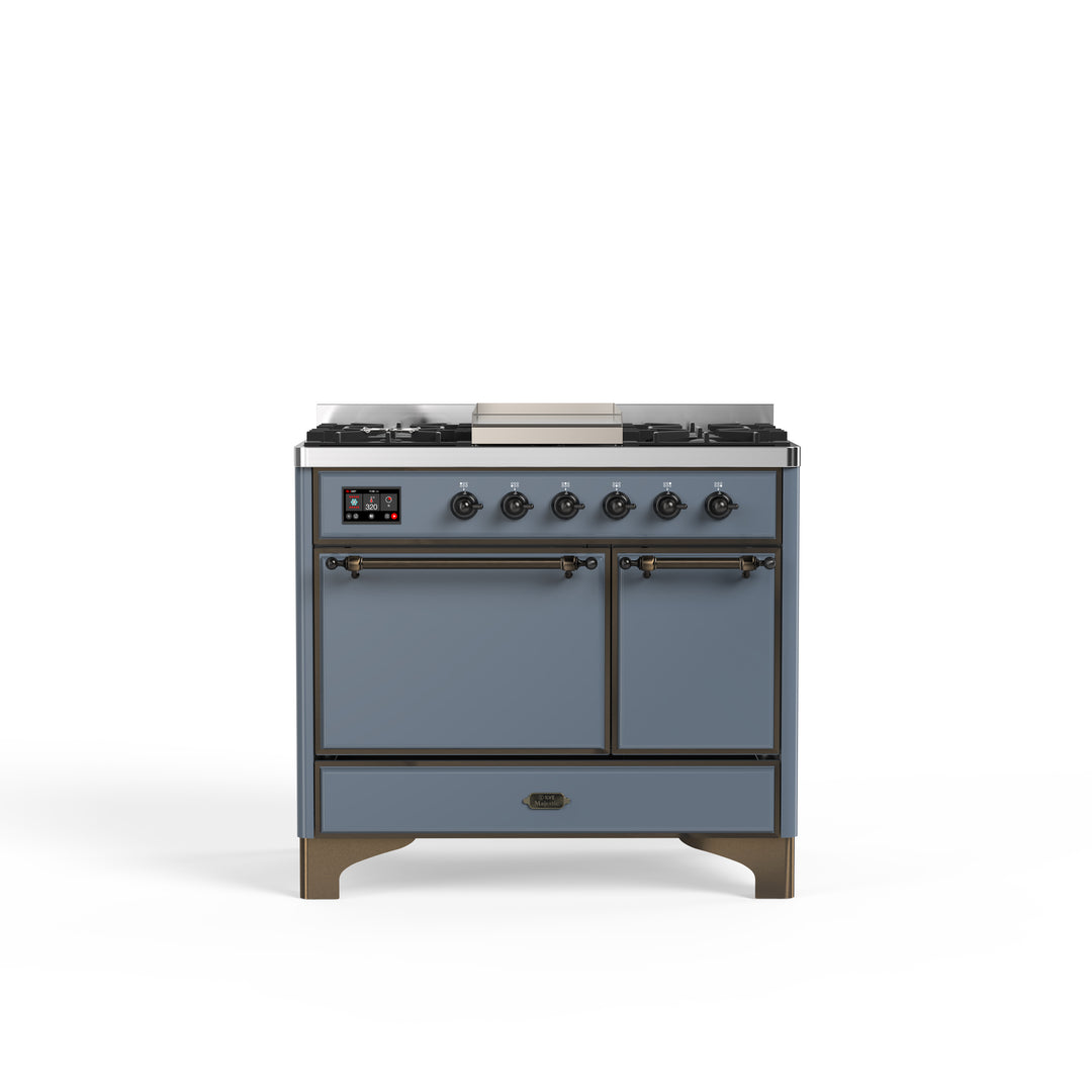 Komfyr - Majestic - 100 cm - Gasskomfyr/Induksjon, 2 ovner