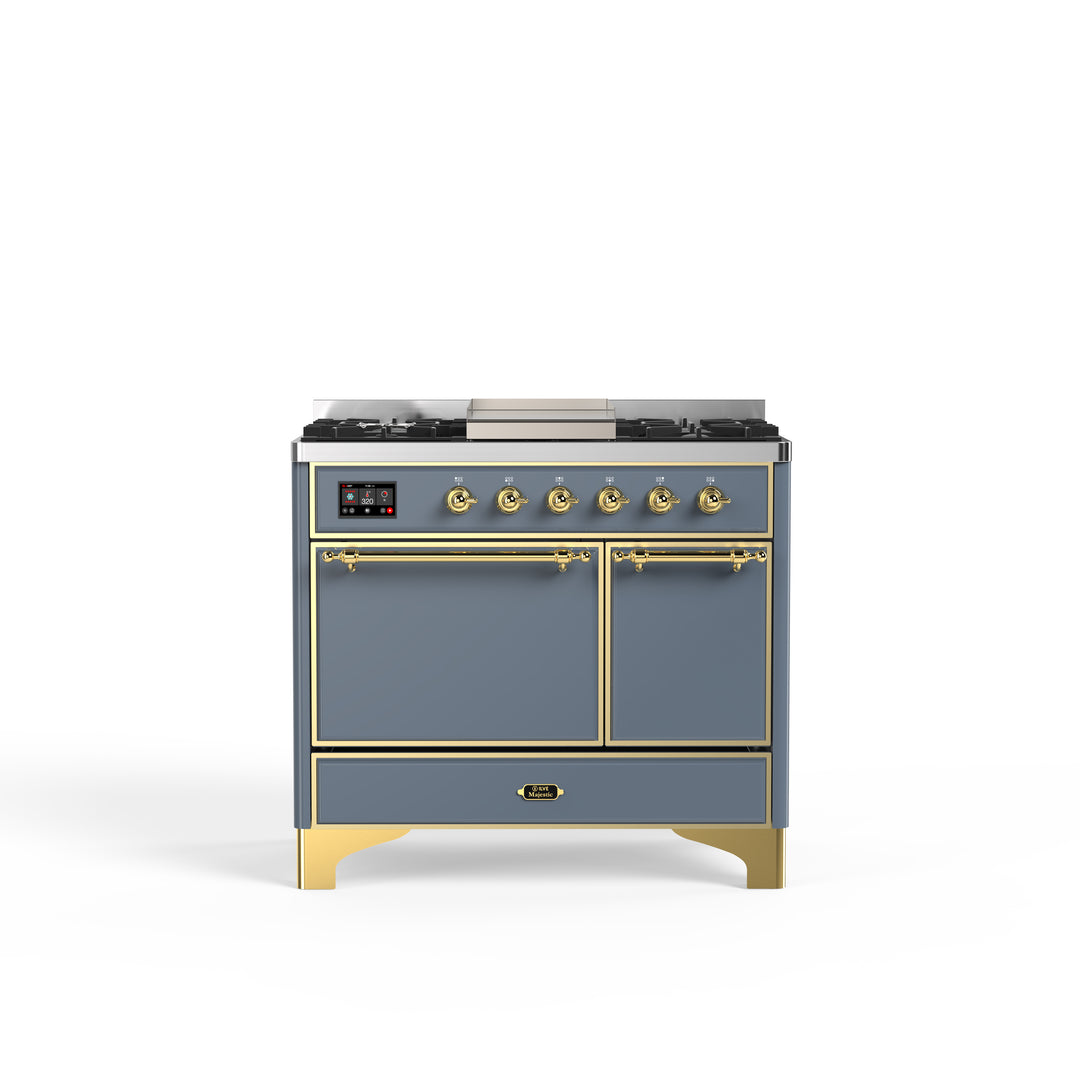 Komfyr - Majestic - 100 cm - Gasskomfyr/Induksjon, 2 ovner