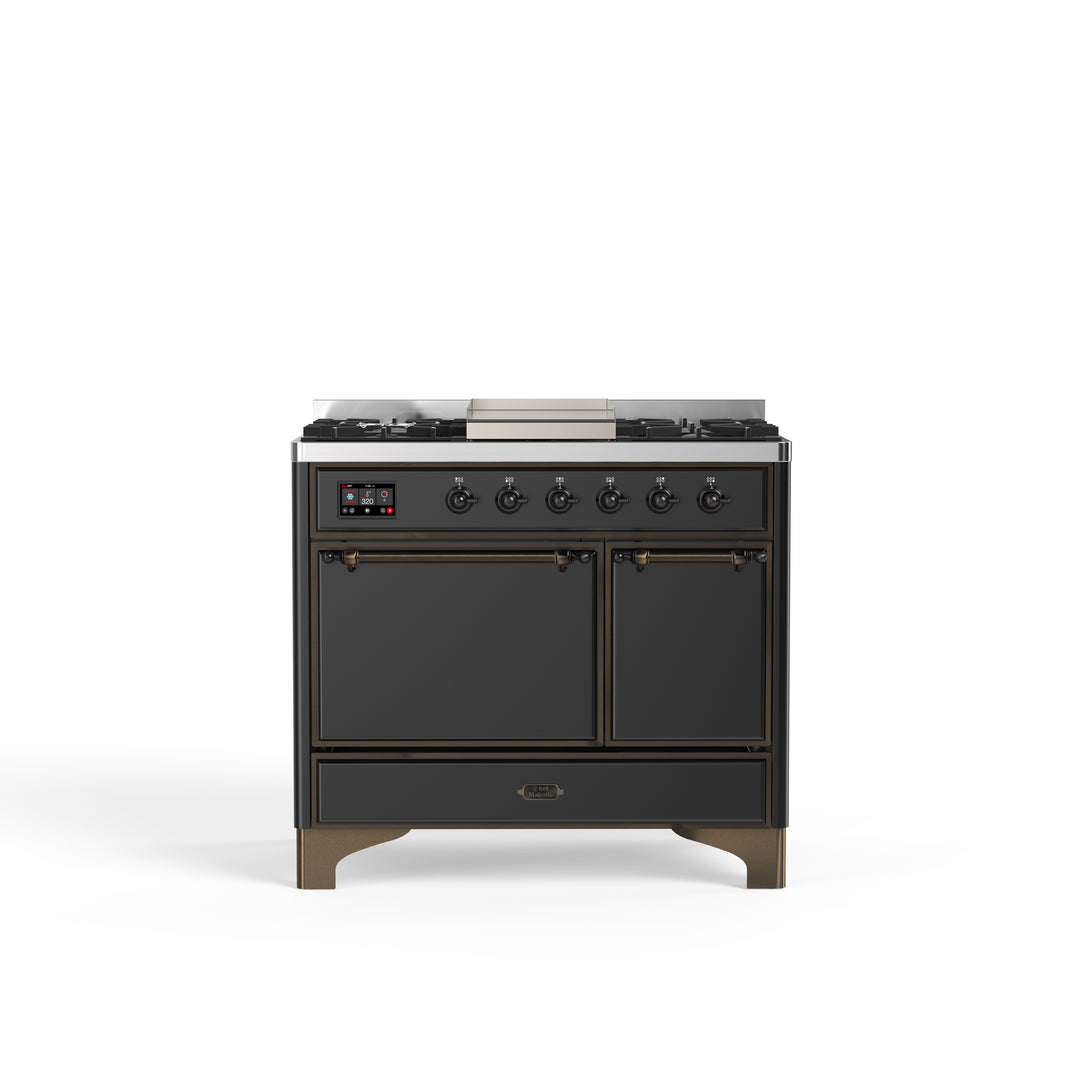 Komfyr - Majestic - 100 cm - Gasskomfyr/Induksjon, 2 ovner