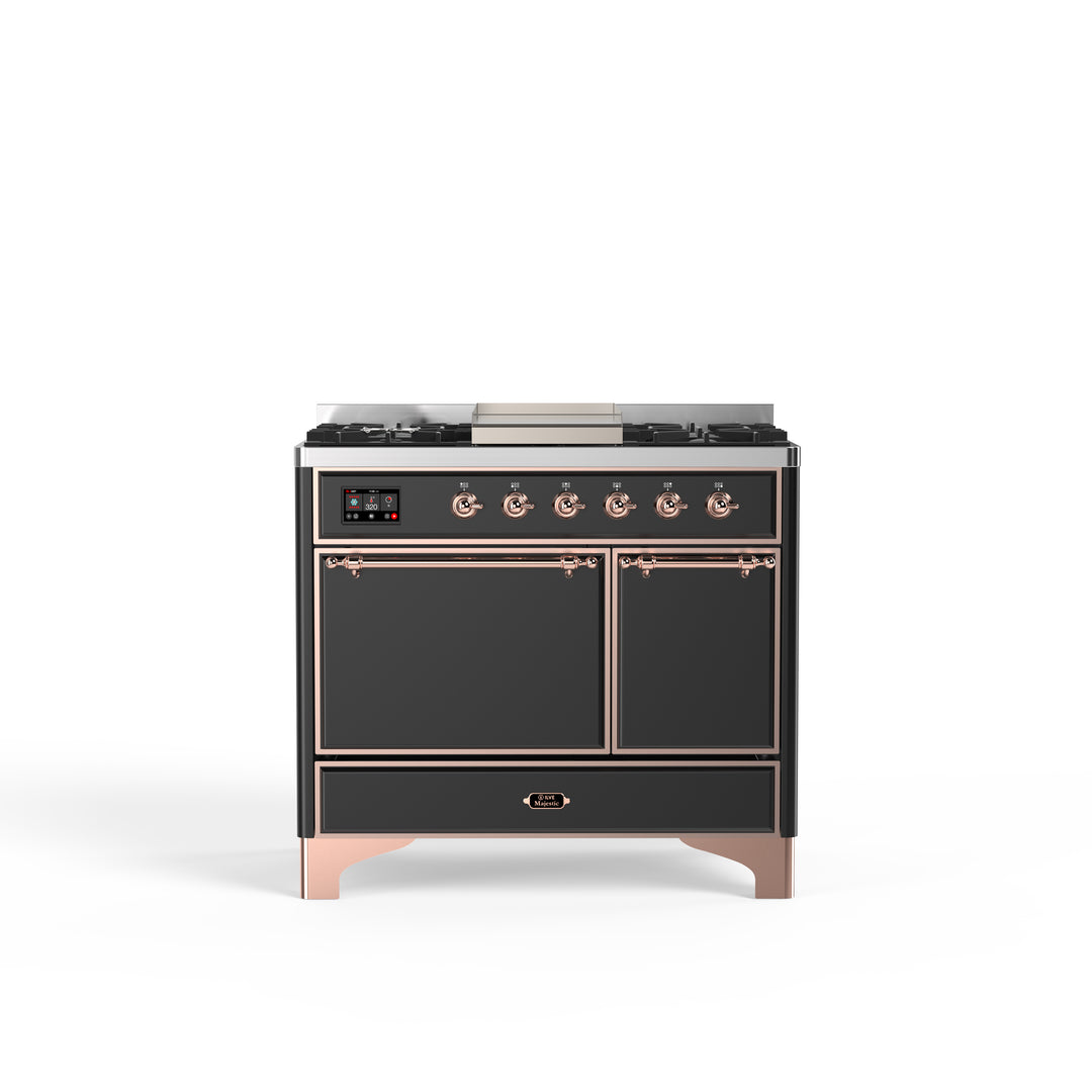 Komfyr - Majestic - 100 cm - Gasskomfyr/Induksjon, 2 ovner