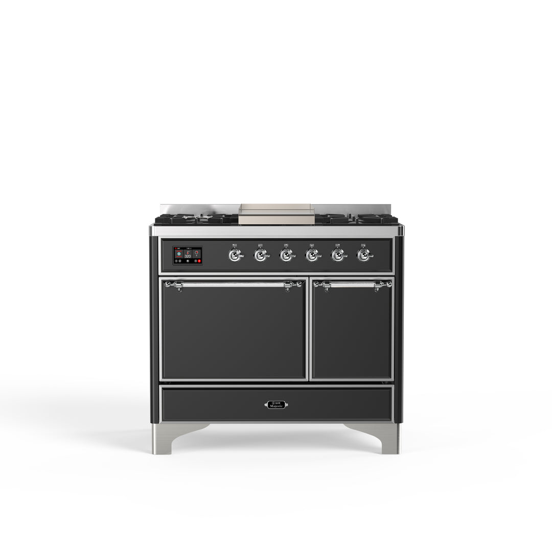 Komfyr - Majestic - 100 cm - Gasskomfyr/Induksjon, 2 ovner