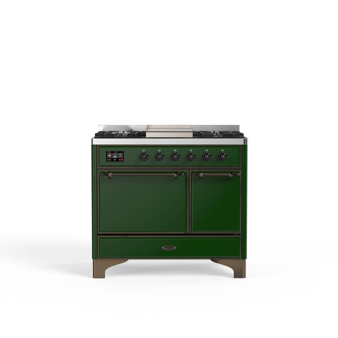 Komfyr - Majestic - 100 cm - Gasskomfyr/Induksjon, 2 ovner