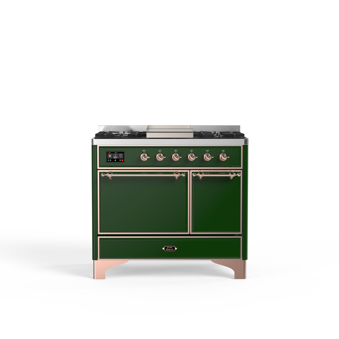 Komfyr - Majestic - 100 cm - Gasskomfyr/Induksjon, 2 ovner