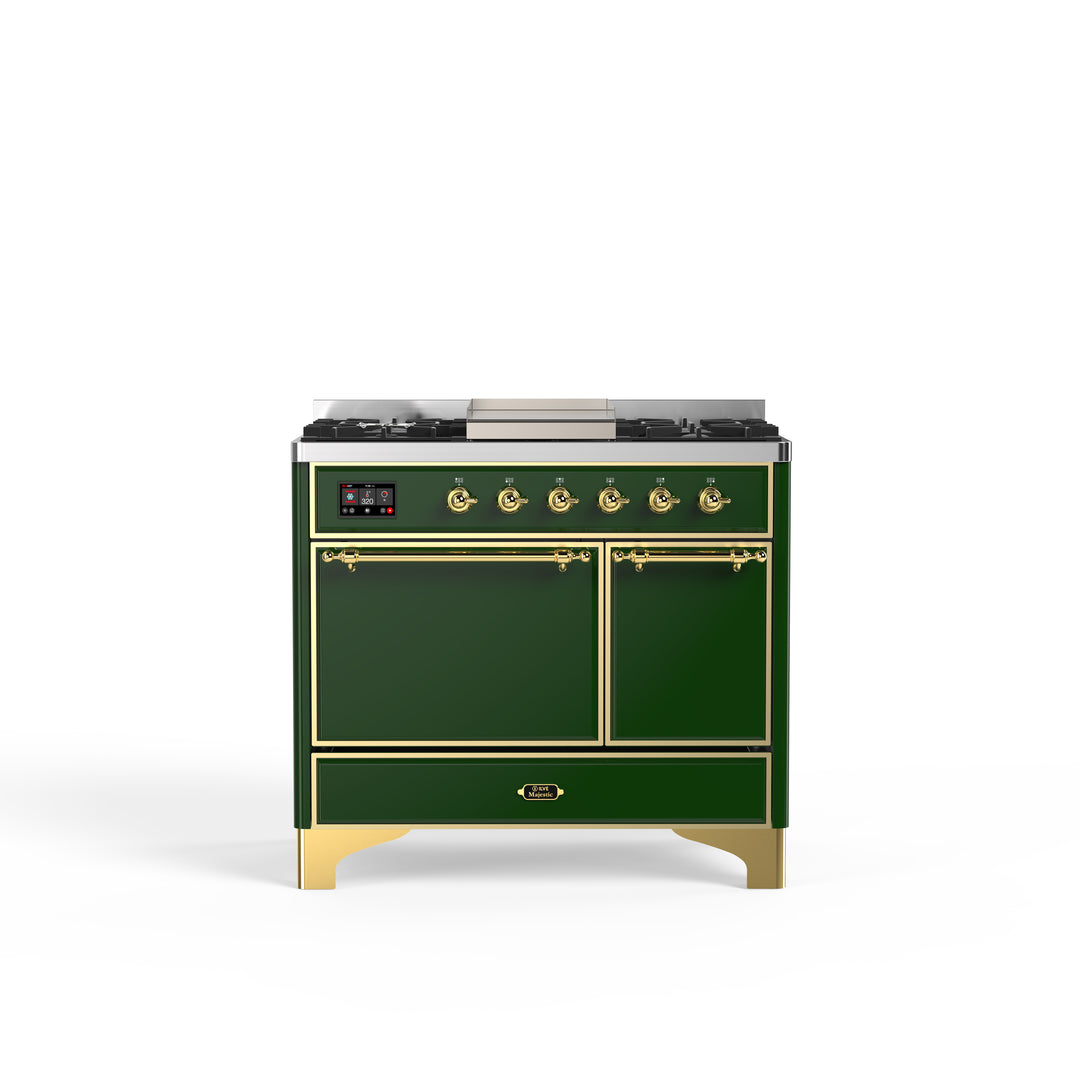 Komfyr - Majestic - 100 cm - Gasskomfyr/Induksjon, 2 ovner