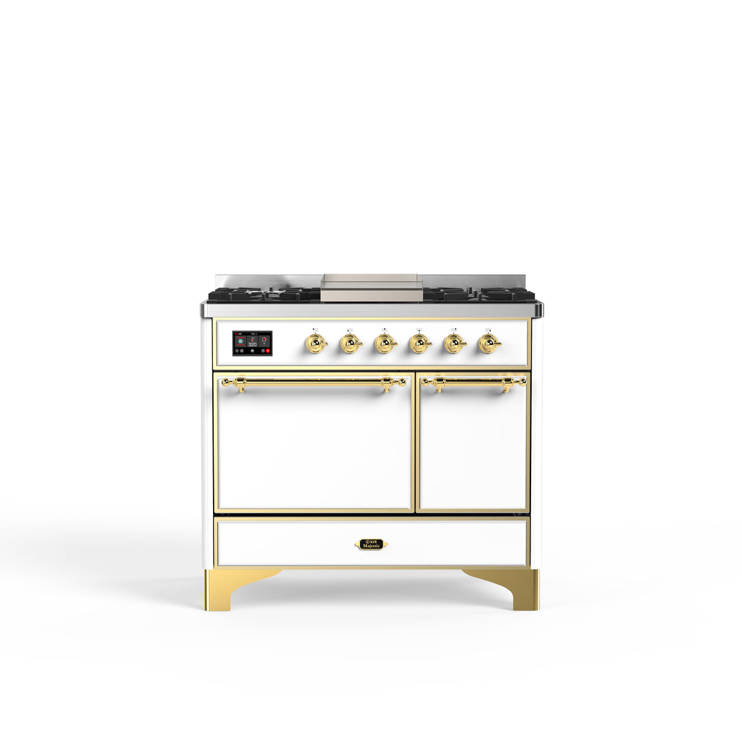 Komfyr - Majestic - 100 cm - Gasskomfyr/Induksjon, 2 ovner