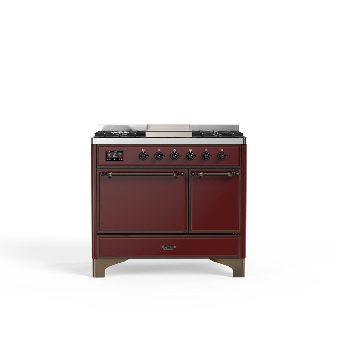 Komfyr - Majestic - 100 cm - Gasskomfyr/Induksjon, 2 ovner