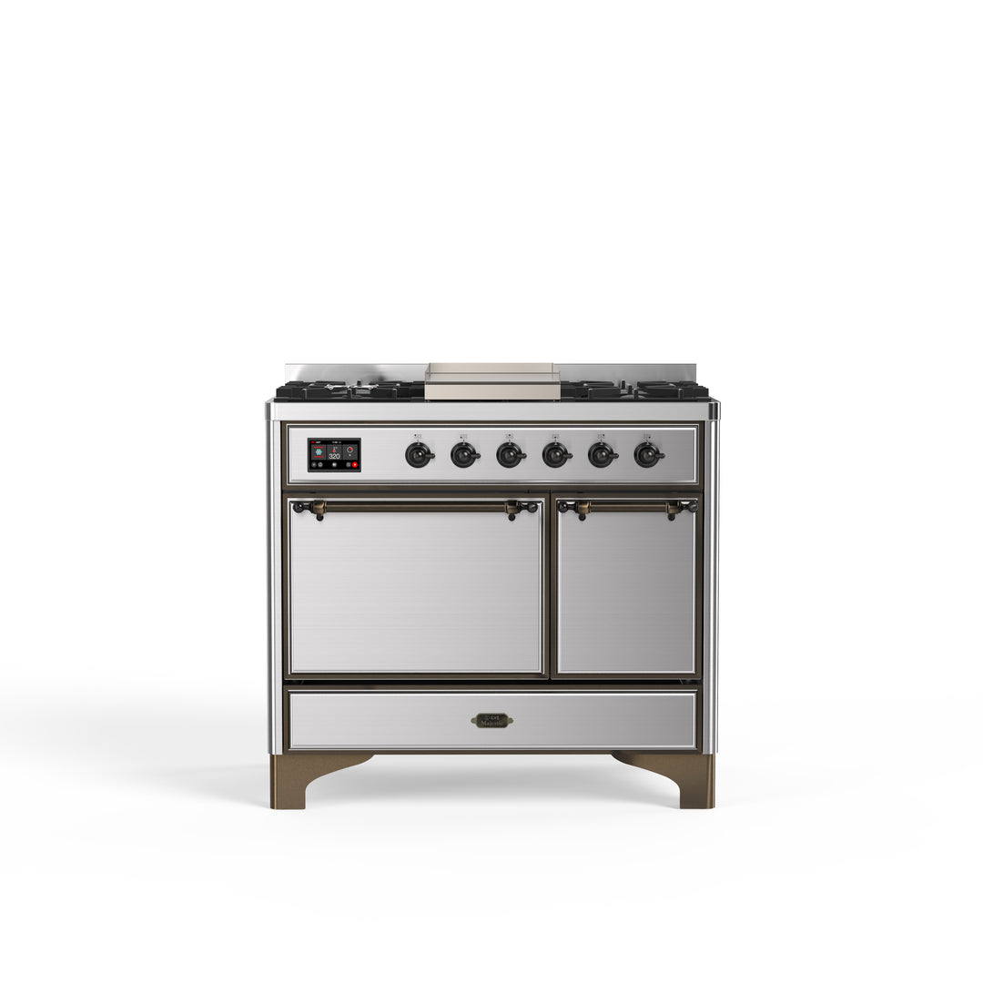 Komfyr - Majestic - 100 cm - Gasskomfyr/Induksjon, 2 ovner