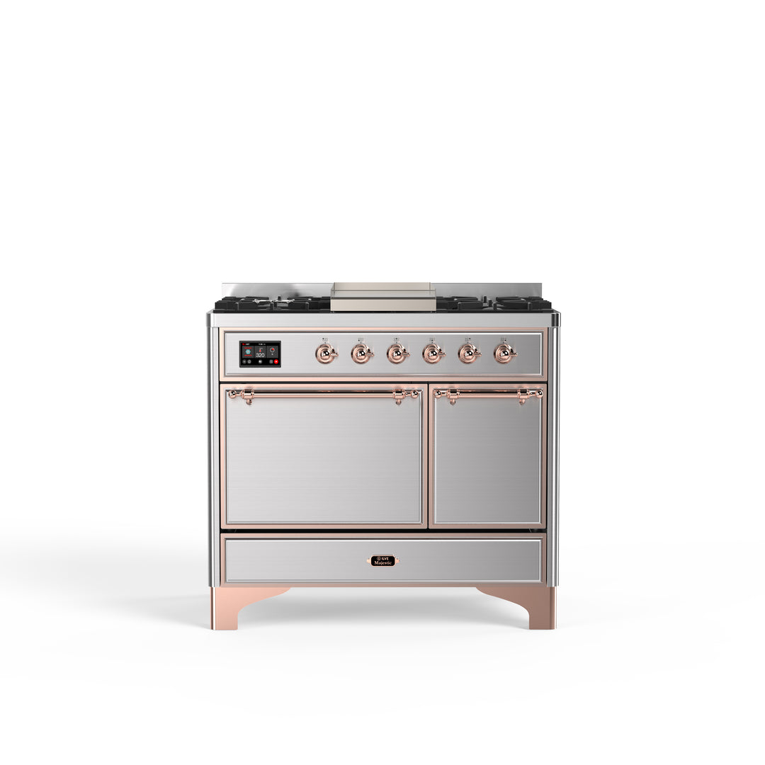 Komfyr - Majestic - 100 cm - Gasskomfyr/Induksjon, 2 ovner