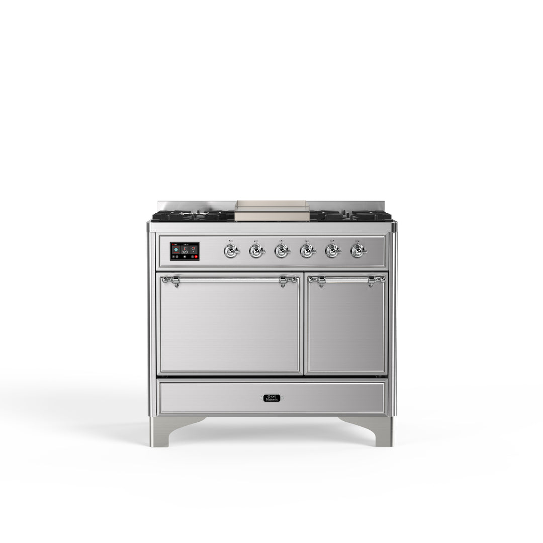 Komfyr - Majestic - 100 cm - Gasskomfyr/Induksjon, 2 ovner