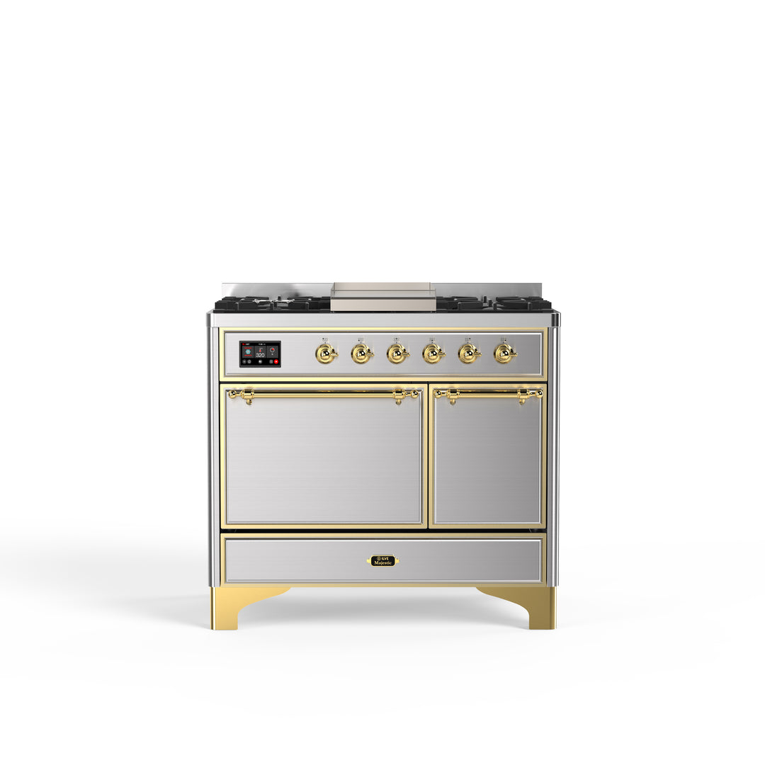 Komfyr - Majestic - 100 cm - Gasskomfyr/Induksjon, 2 ovner