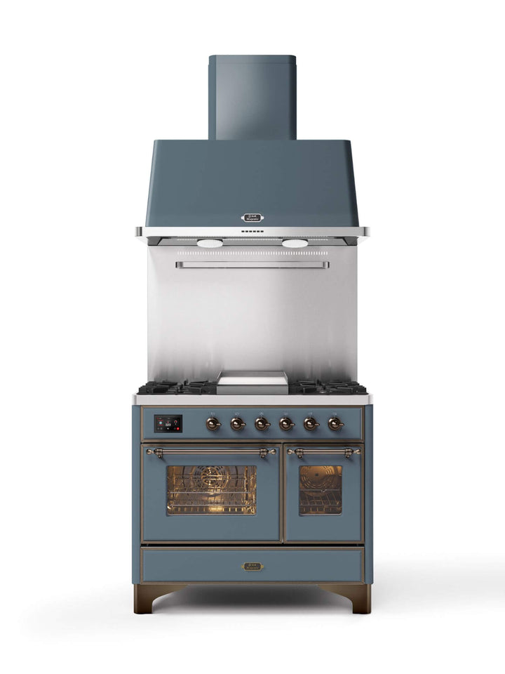 Stove - Majestic - 100 cm - Gas stove/Induction, 2 ovens