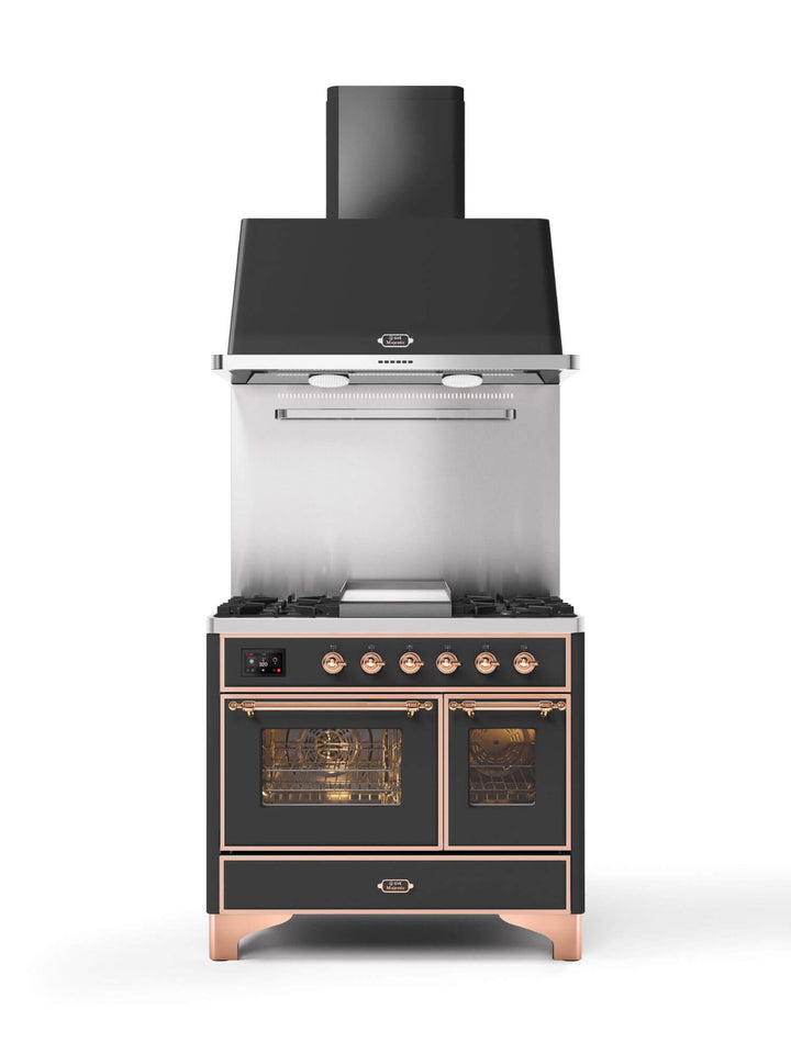 Stove - Majestic - 100 cm - Gas stove/Induction, 2 ovens