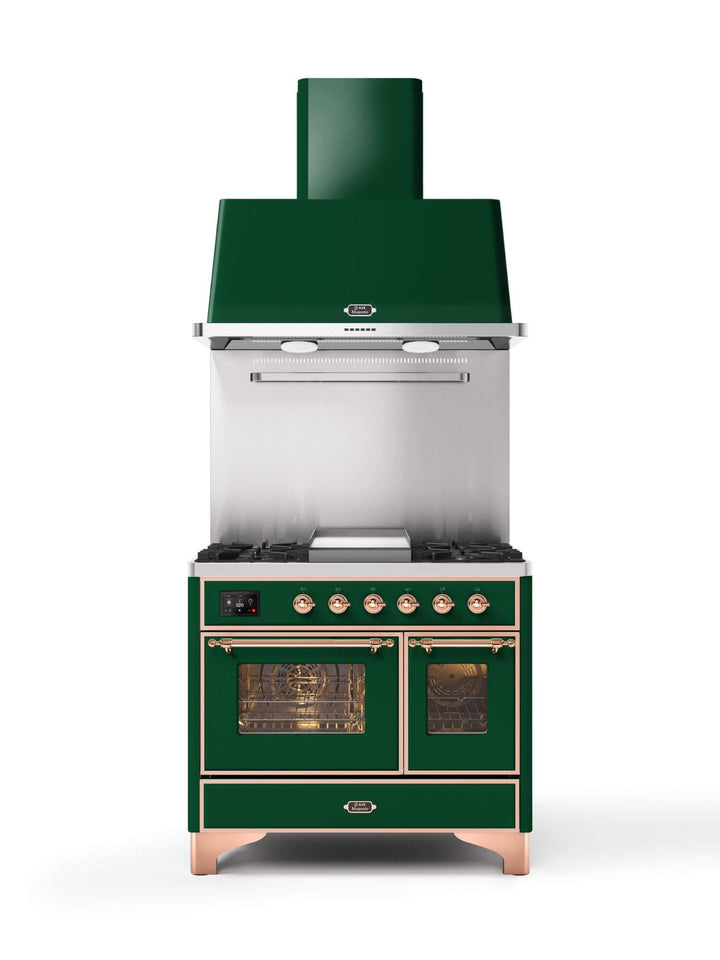 Stove - Majestic - 100 cm - Gas stove/Induction, 2 ovens