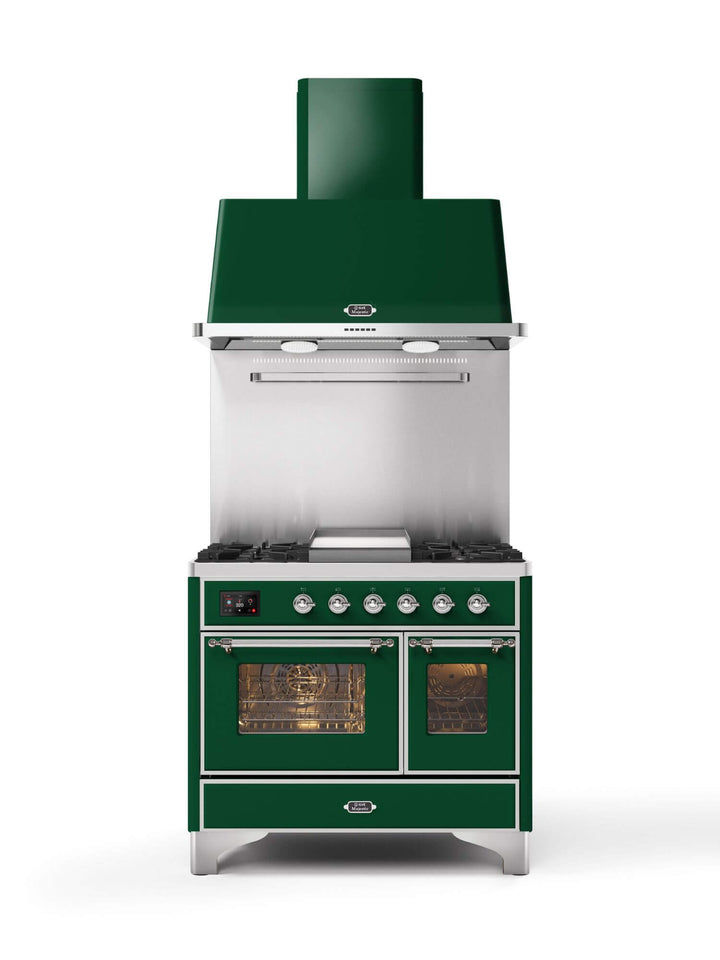 Stove - Majestic - 100 cm - Gas stove/Induction, 2 ovens