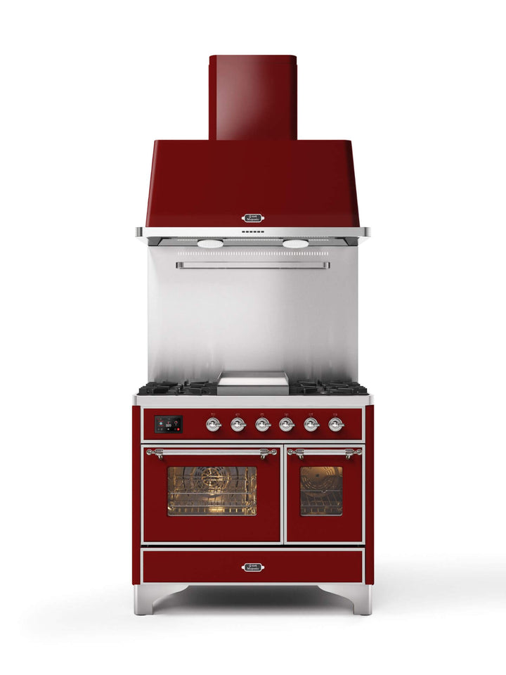 Stove - Majestic - 100 cm - Gas stove/Induction, 2 ovens