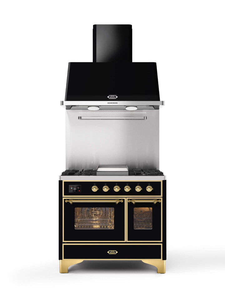 Stove - Majestic - 100 cm - Gas stove/Induction, 2 ovens