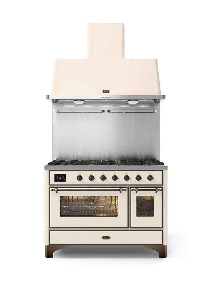 Stove - Majestic - 120 cm - Gas stove/Induction, 2 ovens