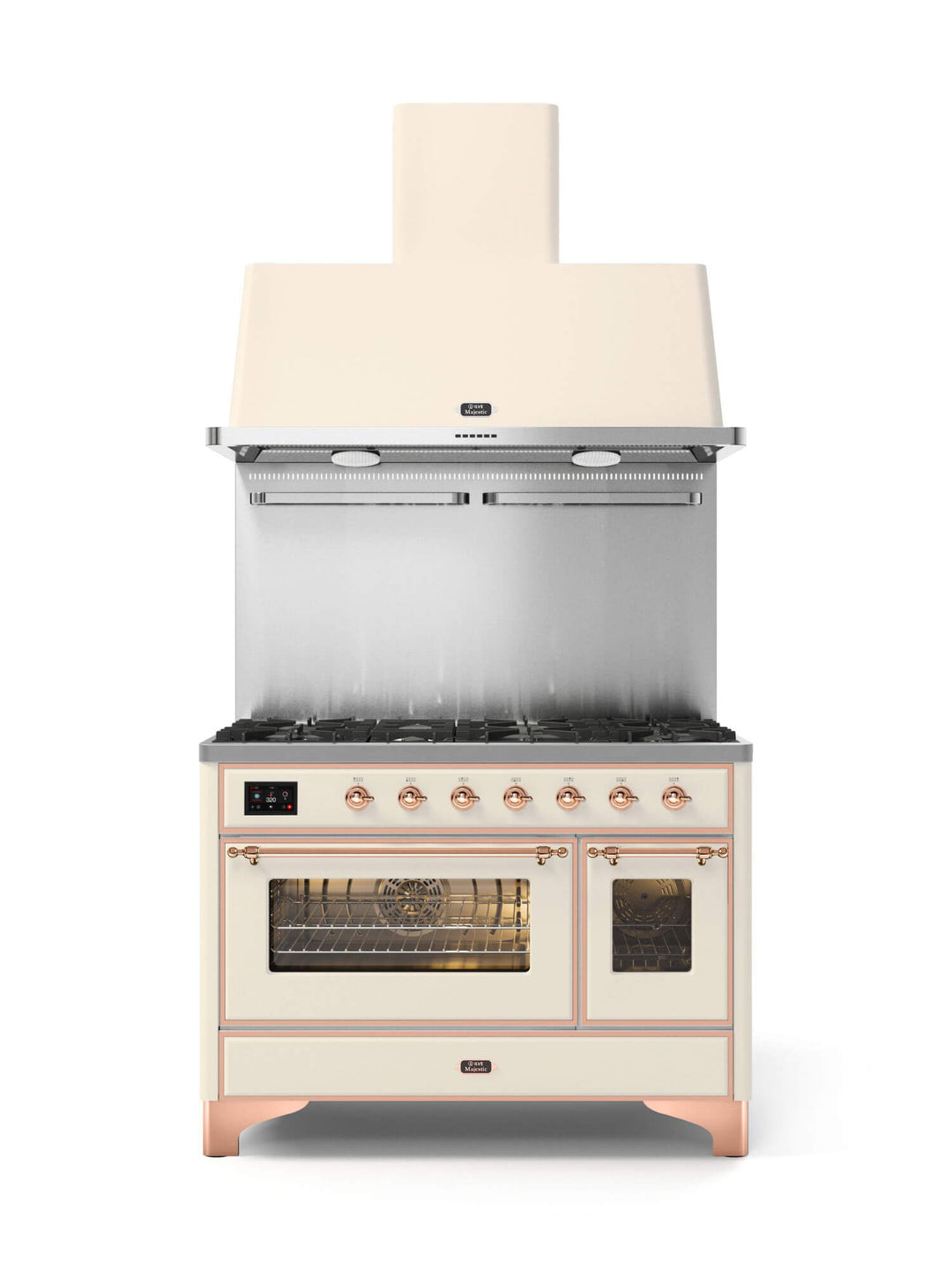 Stove - Majestic - 120 cm - Gas stove/Induction, 2 ovens