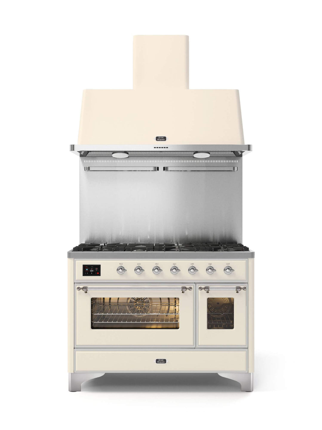 Stove - Majestic - 120 cm - Gas stove/Induction, 2 ovens