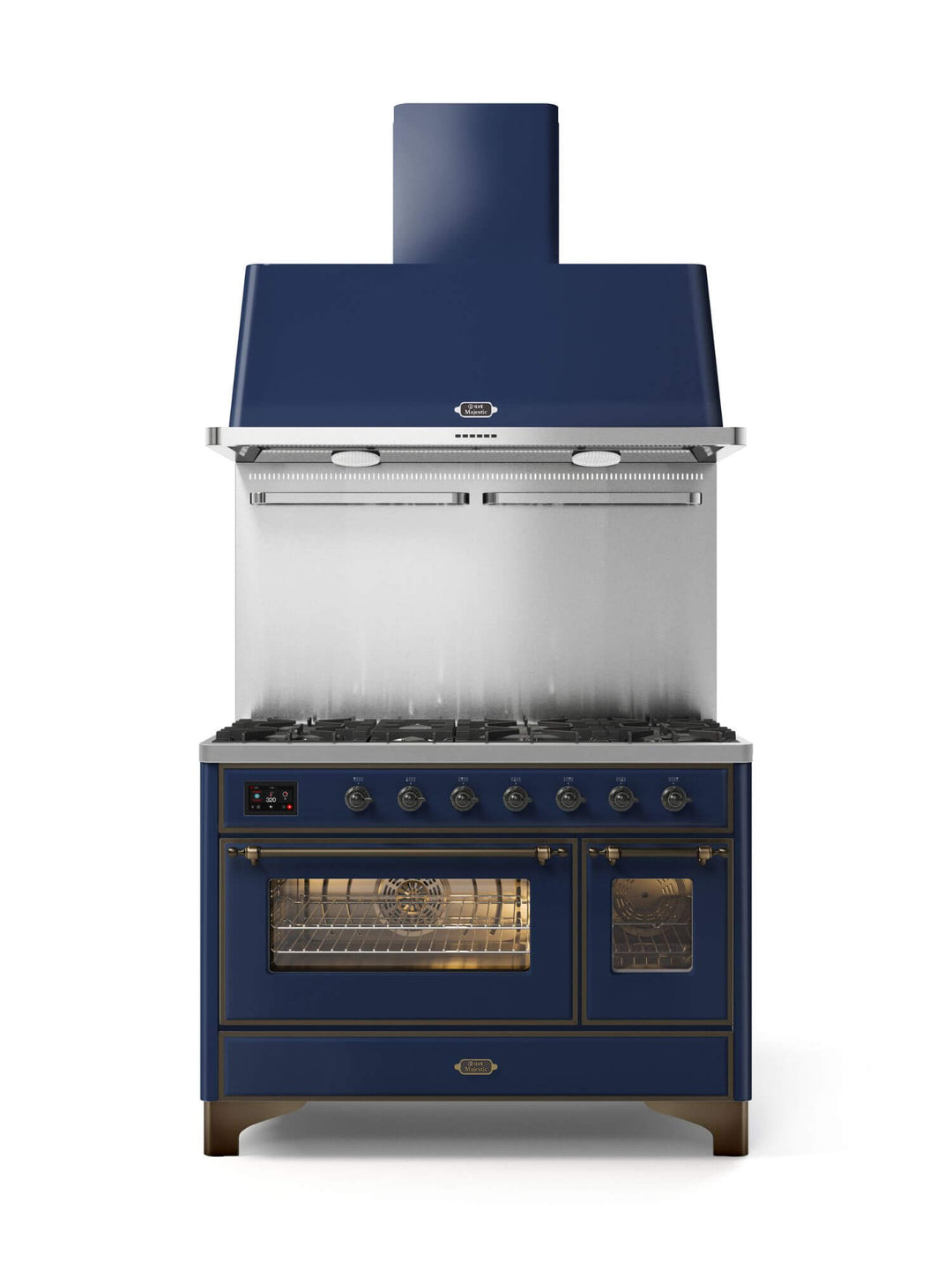 Stove - Majestic - 120 cm - Gas stove/Induction, 2 ovens