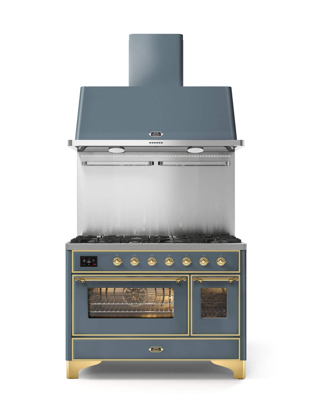 Stove - Majestic - 120 cm - Gas stove/Induction, 2 ovens