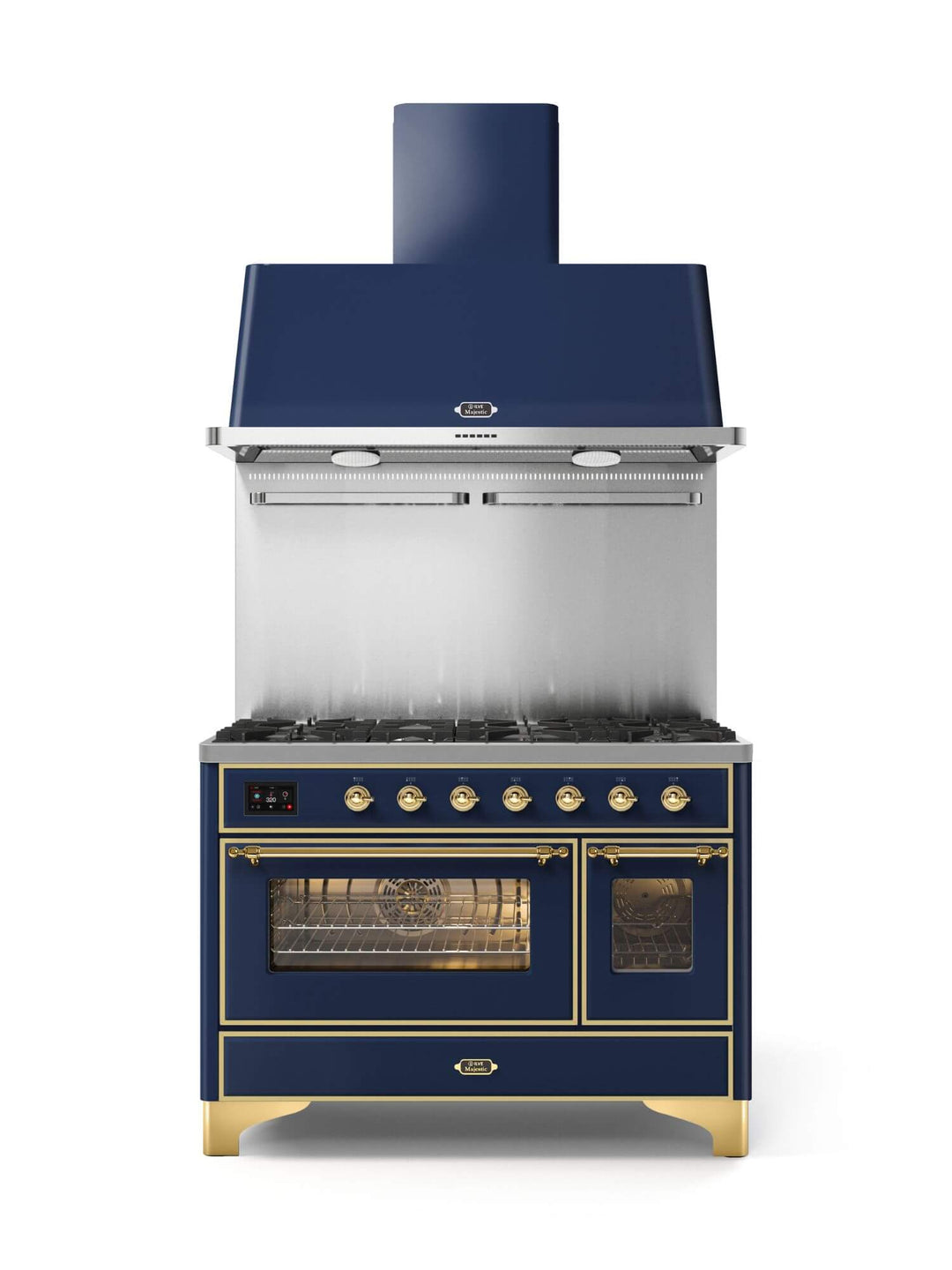 Stove - Majestic - 120 cm - Gas stove/Induction, 2 ovens