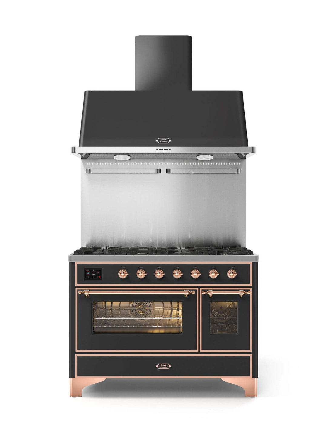 Stove - Majestic - 120 cm - Gas stove/Induction, 2 ovens