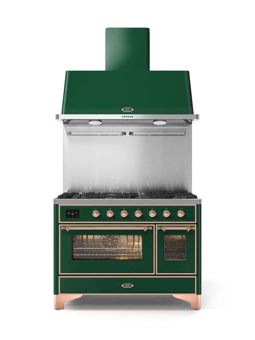 Stove - Majestic - 120 cm - Gas stove/Induction, 2 ovens